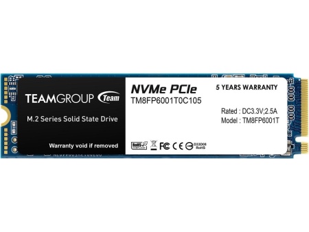 Диск SSD M.2 PCI-E 1Tb Team Group MP33, TM8FP6001T0C101
