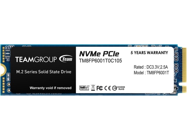 Диск SSD M.2 PCI-E 1Tb Team Group MP33, TM8FP6001T0C101