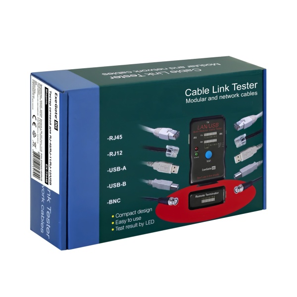 Кабельный тестер Exegate EX-T5448 EX293160RUS