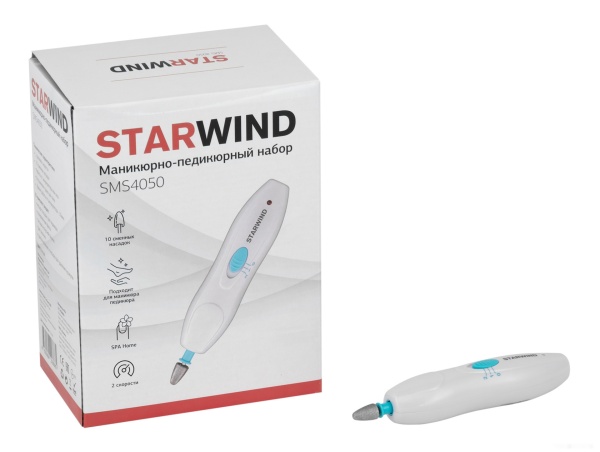Аппарат для маникюра и педикюра StarWind SMS 4050 White/Blue
