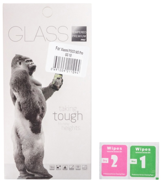 Защитное стекло GG10 для Xiaomi POCO M3 Pro 2.5D Half