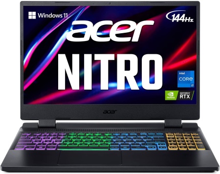 Ноутбук Acer Nitro 5 AN515-58 (Core i5 12500H/512GB SSD/8GB/RTX 3050Ti/15.6" FHD/DOS), NH.QFLER.002