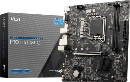 Материнская плата MSI Pro H610M-G, DDR5