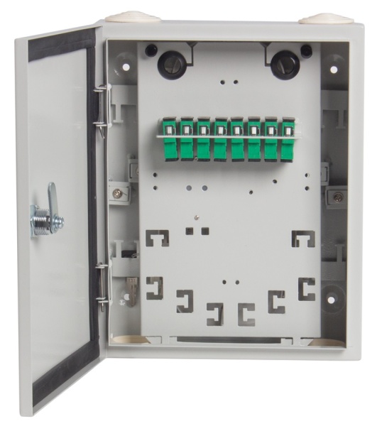 Щит распределительный А-Оптик PON Box 16 with 9pcs SC/APC SM