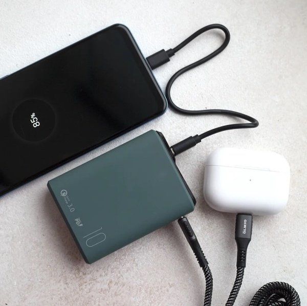 Портативное зарядное устройство Olmio QS-10 10000mAh, мурена