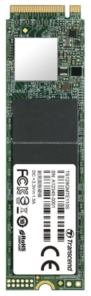 Диск SSD M.2 PCI-E 128Gb Transcend 110S, TS128GMTE110S