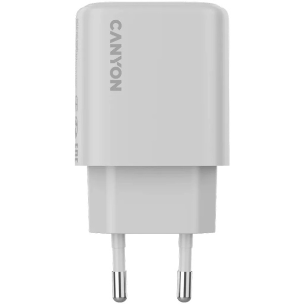 Зарядное устройство Canyon Wall Charger OnCharge 250 White, CNE-CHA250-01