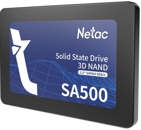 Диск SSD 2.5" 256Gb Netac SA500, NT01SA500-256-S3X