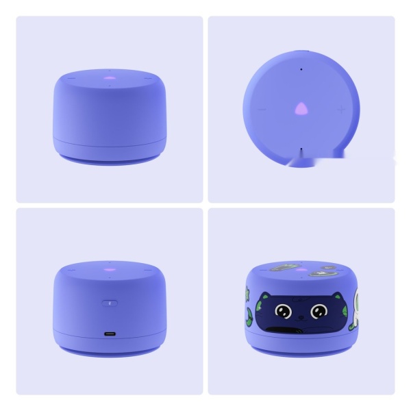 Умная колонка Яндекс Станция Лайт 2 без часов Фиолетовая, YNDX-00028VIO