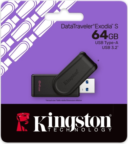 USB Flash drive 64GB 3.2 Kingston DataTraveler Exodia S 64GB DTXS/64GB