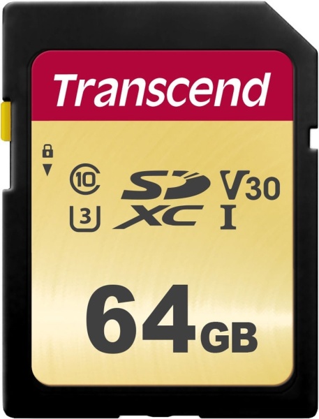 Карта памяти SDXC 64GB Transcend 500S, TS64GSDC500S