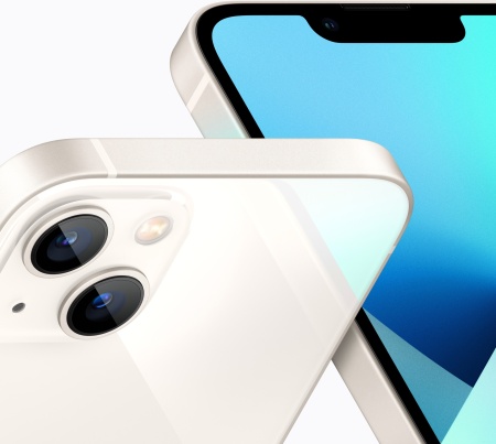 Смартфон Apple iPhone 13 4GB/128GB Starlight, A2635 MLNX3RK/A