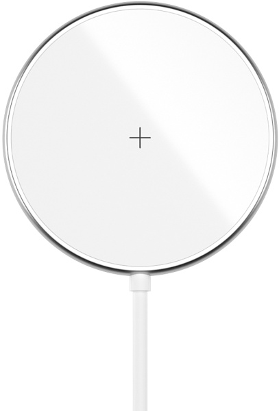 Беспроводное зарядное устройство Olmio MagCharge QI 15W белый