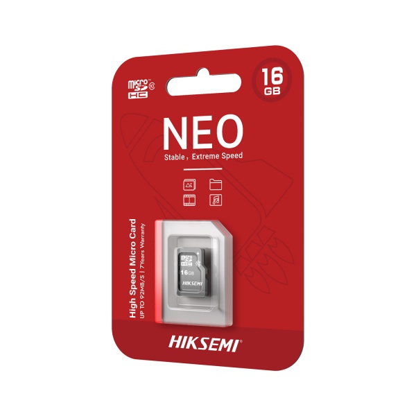 Карта памяти microSDHC 64Gb Hiksemi Neo, HS-TF-C1/16G