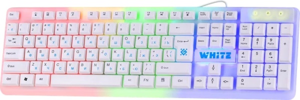 Клавиатура Defender White GK-172 RGB, USB