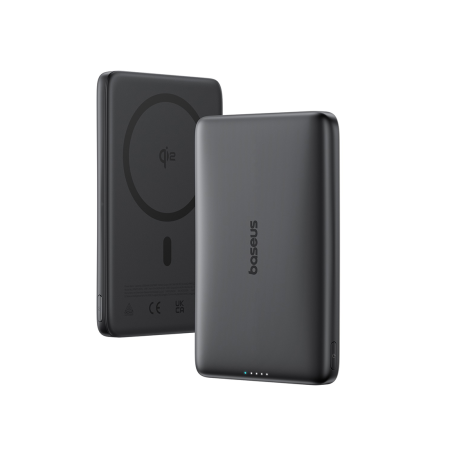 Портативный внешний аккумулятор Baseus PicoGo AM41 Ultra-Slim Qi2 Magnetic, 10000mAh, 27W, Cosmic Black, E0027201