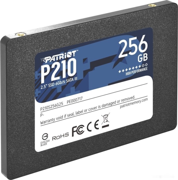 Диск SSD 2.5" 256Gb Patriot P210, P210S256G25