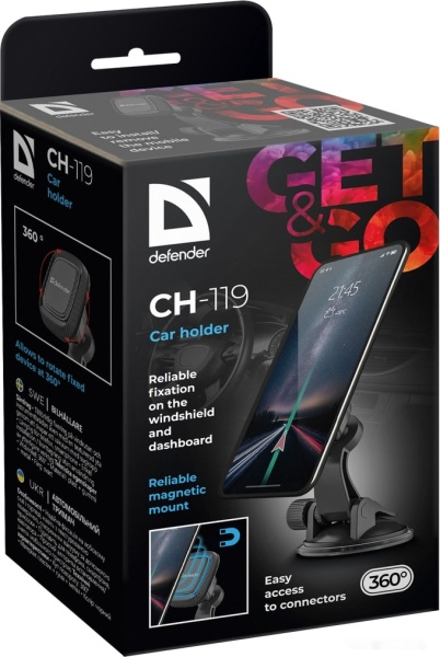 Автомобильный держатель Defender CH-119