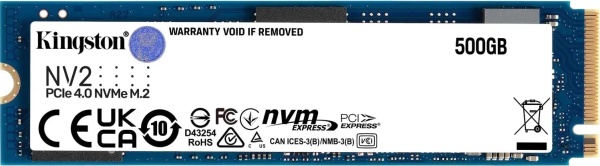 Диск SSD M.2 PCI-E 500GB Kingston NV2 SNV2S/500G
