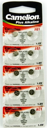 Батарейки CAMELION Alkaline AG1-BP10(0%Hg) 10 шт