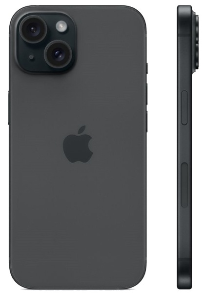 Смартфон Apple iPhone 15 128GB (черный)