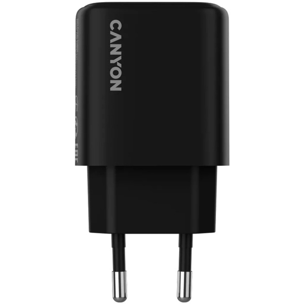 Зарядное устройство Canyon Wall Charger OnCharge 250 Black, CNE-CHA250-11