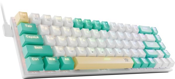Клавиатура Defender Vexx Pro GK-084 White/Green