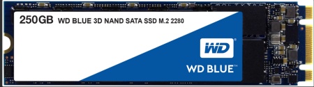 Диск SSD M.2 250Gb WD BLUE, WDS250G2B0B