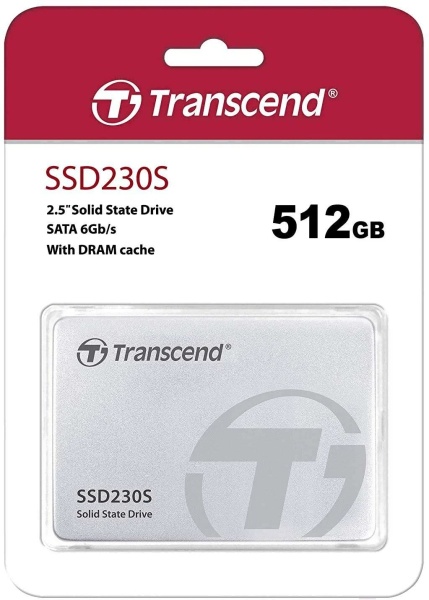 Диск SSD 2.5" 512Gb Transcend SSD230S, TS512GSSD230S
