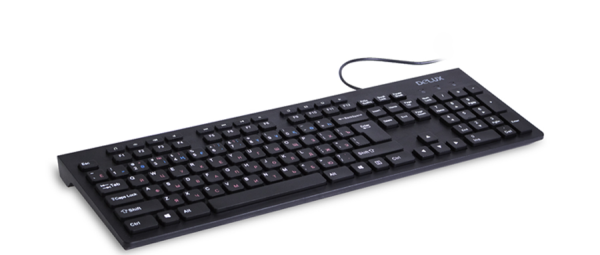 Клавиатура Delux DLK-180UB, Multimedia, USB, Black