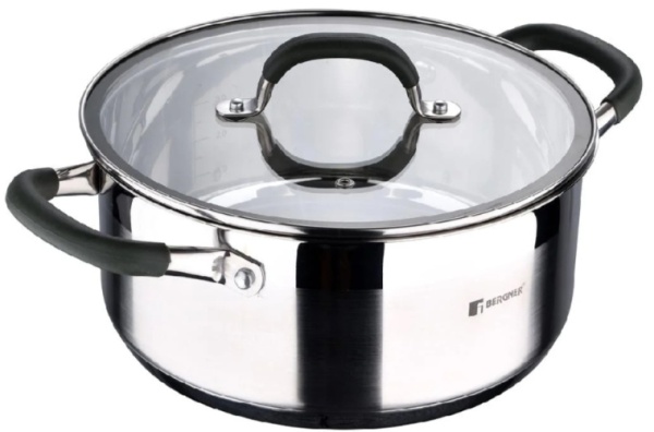 Кастрюля Bergner Midnight BG 24 см, 4.5 л BG-32083-MM