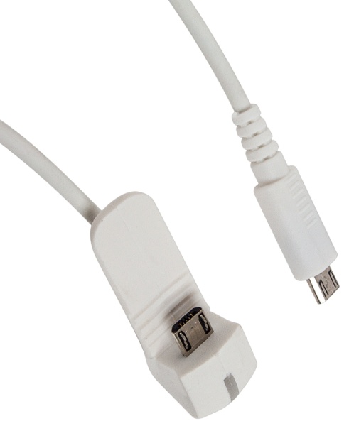 Противокражный кабель Eagle A6150BW Reverse MicroUSB - MicroUSB