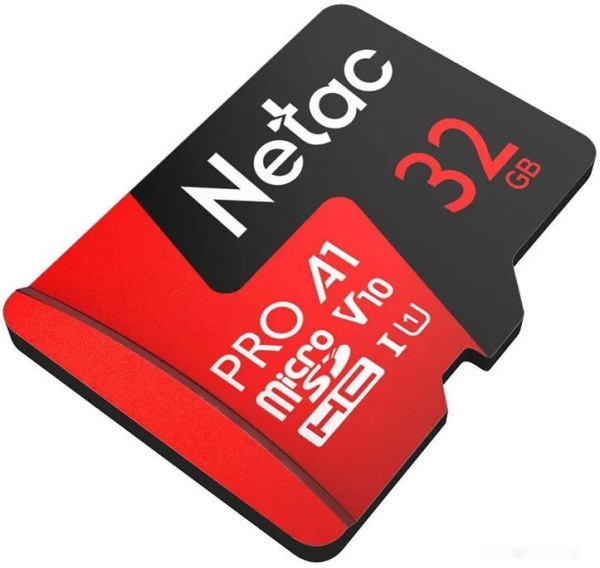 Карта памяти 32GB Netac P500 Extreme Pro, NT02P500PRO-032G-R (с адаптером)