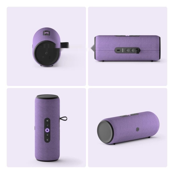 Умная колонка Яндекс Станция Стрит с Алисой Фиолетовый, YNDX-00030VIO