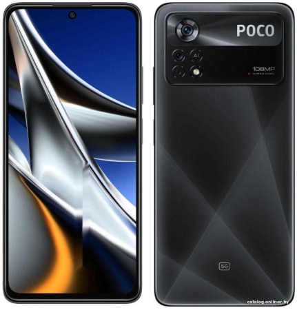 Смартфон Poco X4 Pro 5G 6/128Gb Laser Black