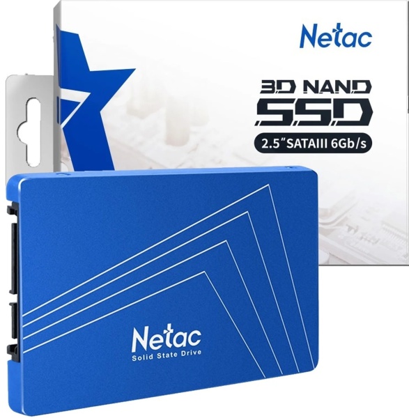 Диск SSD 2.5" 256GB Netac N600S, NT01N600S-256G-S3X