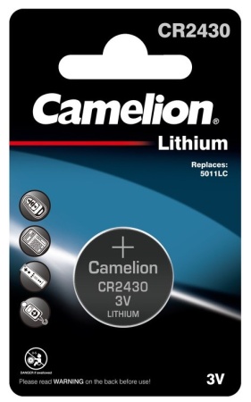 Батарейка CAMELION Lithium, CR2430-BP1