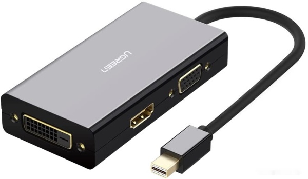 Переходник UGREEN Mini DisplayPort - HDMI/VGA/DVI, MD114 20418