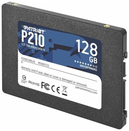 Диск SSD 2.5" 128Gb Patriot P210, P210S128G25