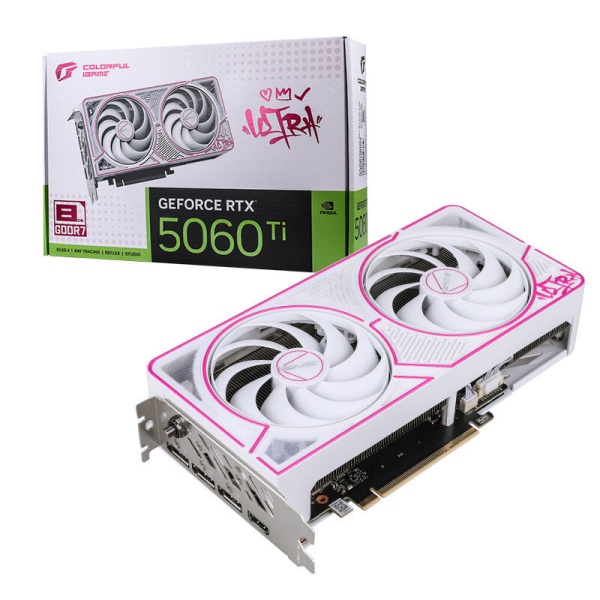 Видеокарта Colorful iGame RTX 5060 Ti Ultra W DUO OC 8GB-V