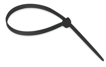 Хомут нейлоновый Deluxe 2.5*200 мм черный (100 штук в упаковке)