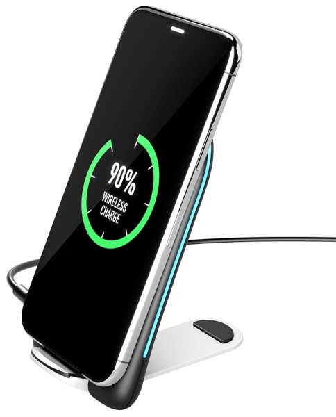 Беспроводное зарядное устройство Olmio 15W Fold Qi черный