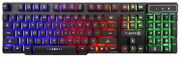 Клавиатура XG XK-200UB, USB, Black