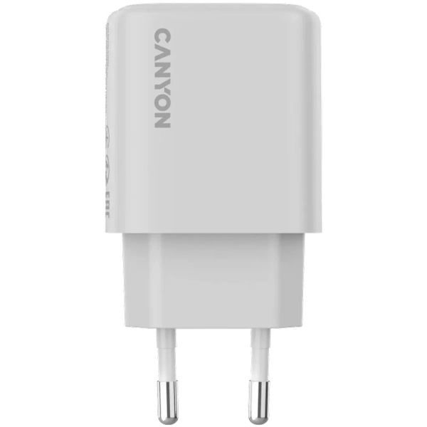 Зарядное устройство Canyon Wall Charger OnCharge 200 White, CNE-CHA200-01