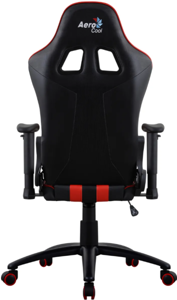 Компьютерное кресло Aerocool AC120 AIR-BR, Black/Red