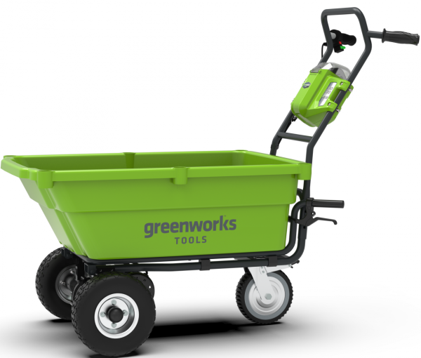 Садовая тележка самоходная Greenworks 40V 106 л.с. 1хАКБ 4Ah и ЗУ, 7400007UB