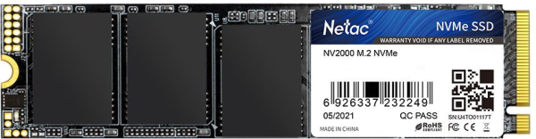 Диск SSD M.2 PCI-E 1Tb Netac NV2000 1Tb NT01NV2000-1T0-E4X