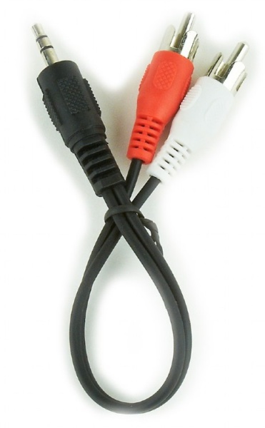 Кабель 3.5mm - 2xRCA Cablexpert CCA-458/0.2 20см