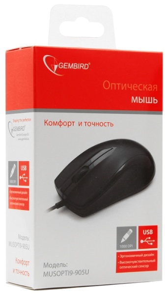 Мышь Gembird MUSOPTI9-905U