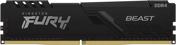Оперативная память DDR4 3200/16Gb Kingston FURY Beast, KF432C16BB1/16WP